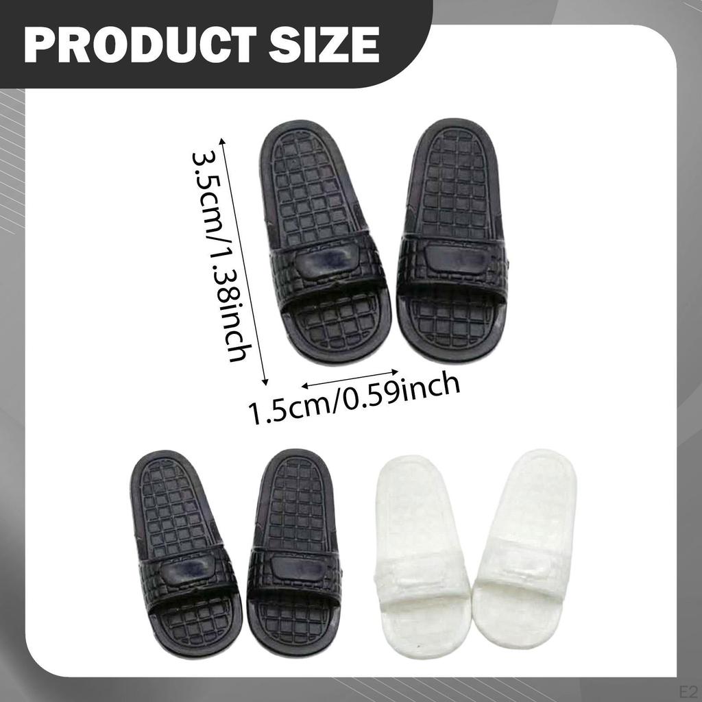 1/6 BJD Doll Slippers Shoes Lightweight DIY Fashion Portable Stylish Versatile Dress Up Unique