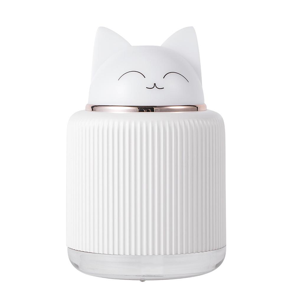 Cute Cat Cartoon Pet Lamp Humidifier: Silent Spray, Sleep Light, Customizable Logo, Ideal Gift