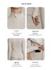 Women's Slim-Fit Stand-Up Collar Yoga Jacket - Long Sleeve, High-Elastic, Zipper Cardigan for Outdoor and Fitness Activities