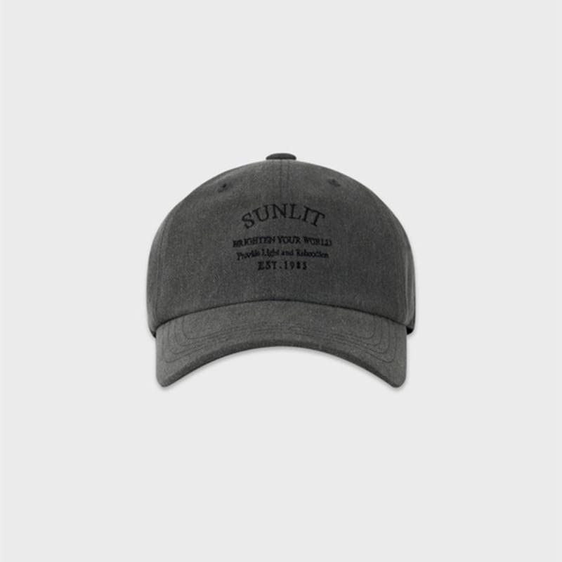 Sunlit HERITAGE LOGO PIGMENT BALL CAP (CHARCOAL)