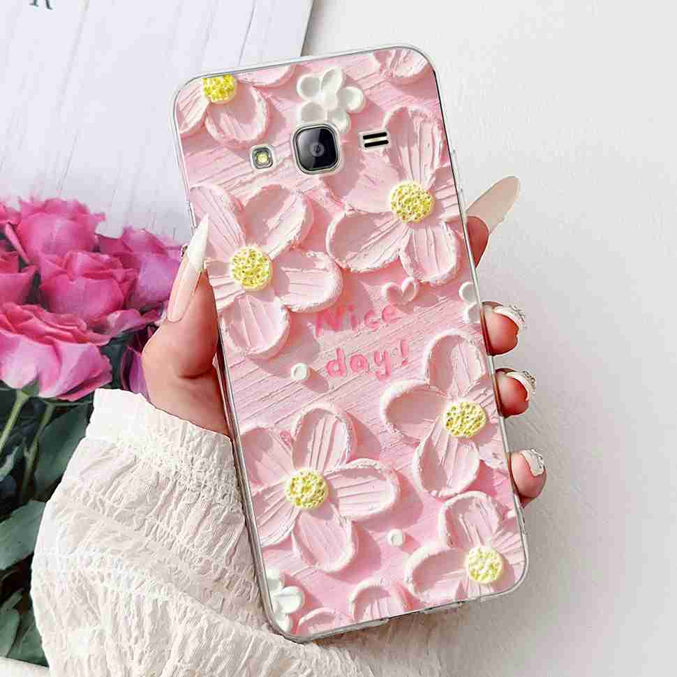 For Samsung Galaxy J5 Case Luxury Painted Cover Soft Slim Phone Case For Samsung J 5 J5 J500Y J500M 2015 Back Cover