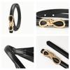 Womens Fashion Leather Belt For Dresses And Jeans With Alloy Buckle For Casual Wear