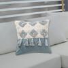 Covers ,W/ Tassels And Zipper ,Woven Tufted Square Bohemian Pillowcases for Hotel Decor