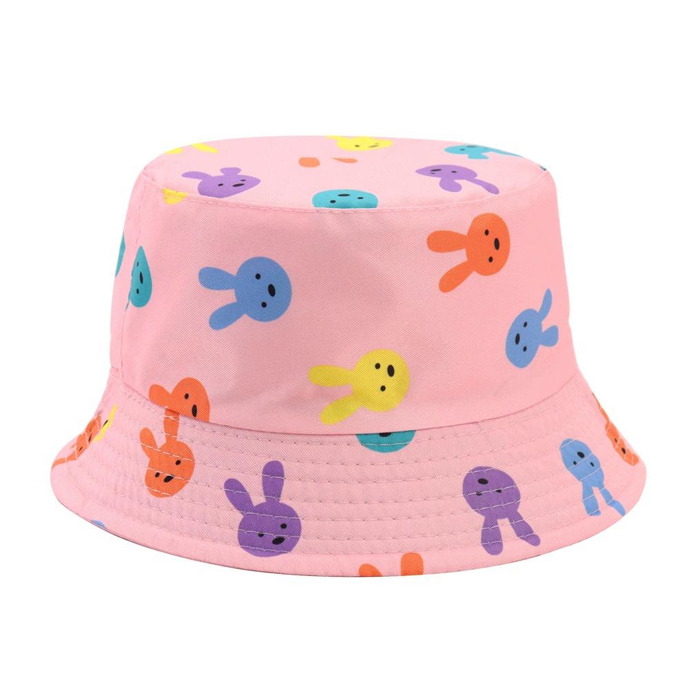 Baby Bucket hat 2-5 Years Old Children Cartoon Infant cap Boys Girls Hat Sun Protection Breathable Cute Shade Basin hat