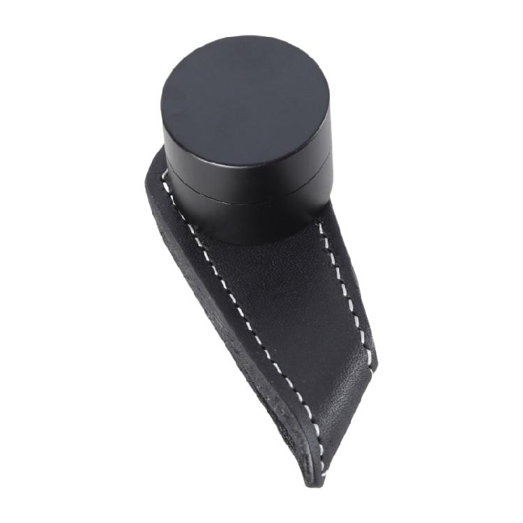 Magnetic Billiard Snooker Pool Cue Chalk Holder With Belt Clip Portable Leather Magnetic Pocket Billiard Chalk Holder