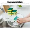 Sponges for Dishes Household Scrubbing Sponges for Kitchen Reusable Scrubber Brush Pads Cleaning Supplies for Pots Pans Cookware