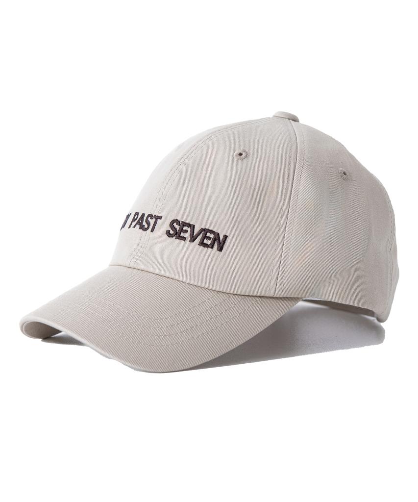 TEN PAST SEVEN Unstructured Logo Cap - Beige