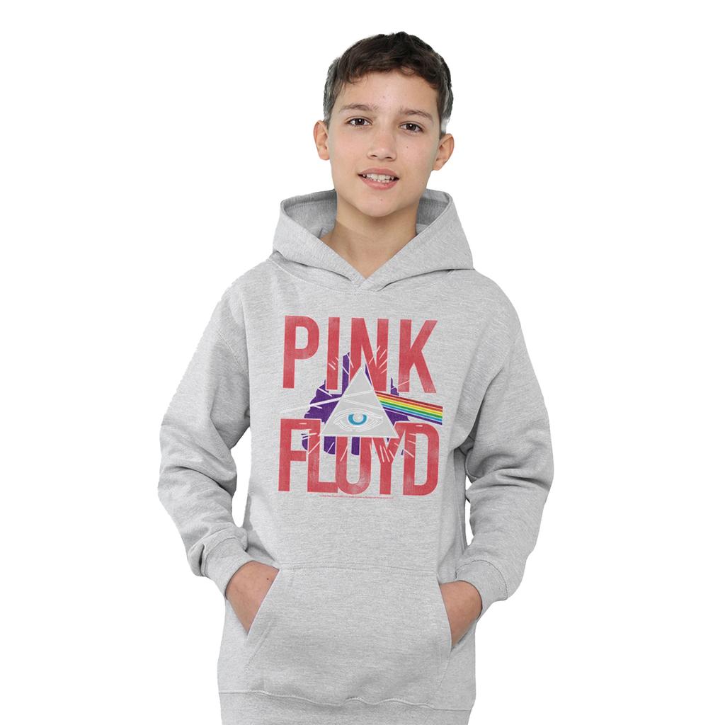 Pink Floyd Childrens/Kids Allseeing Prism Pull Over Hoodie