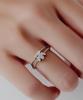 Helene Jewelry Silver 925 Cubic Crown Fish Layered Miss Ring (Type B)