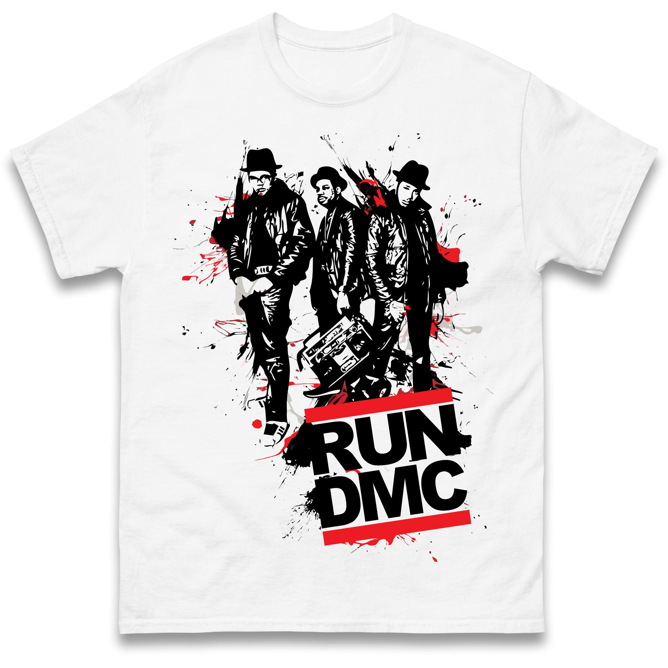 

RUN DMC T-Shirt Tshirt Mens Womens Tops Unisex Tees 100% Cotton L