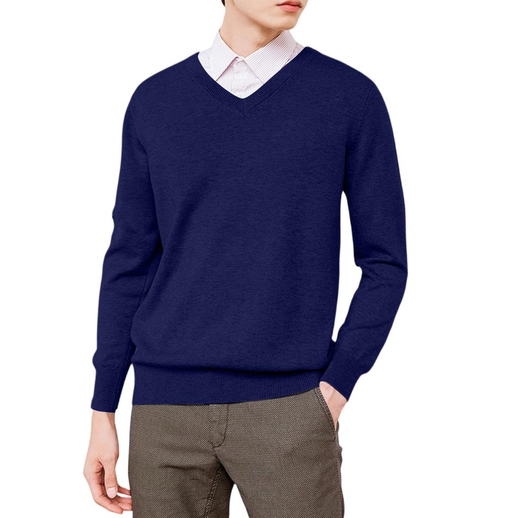 Men's V-Neck Leisure Keep Warm Sweater