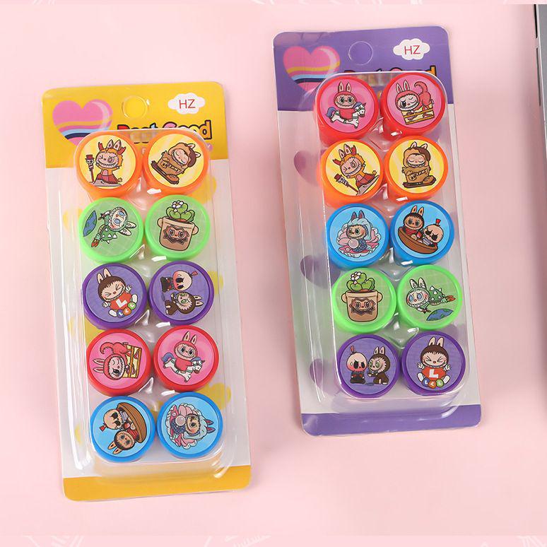 Tampon de Journal Clair Créatif Langlang Mountain Petit Monstre & Esprit Cochon Crapaud - Prix pour Enfants