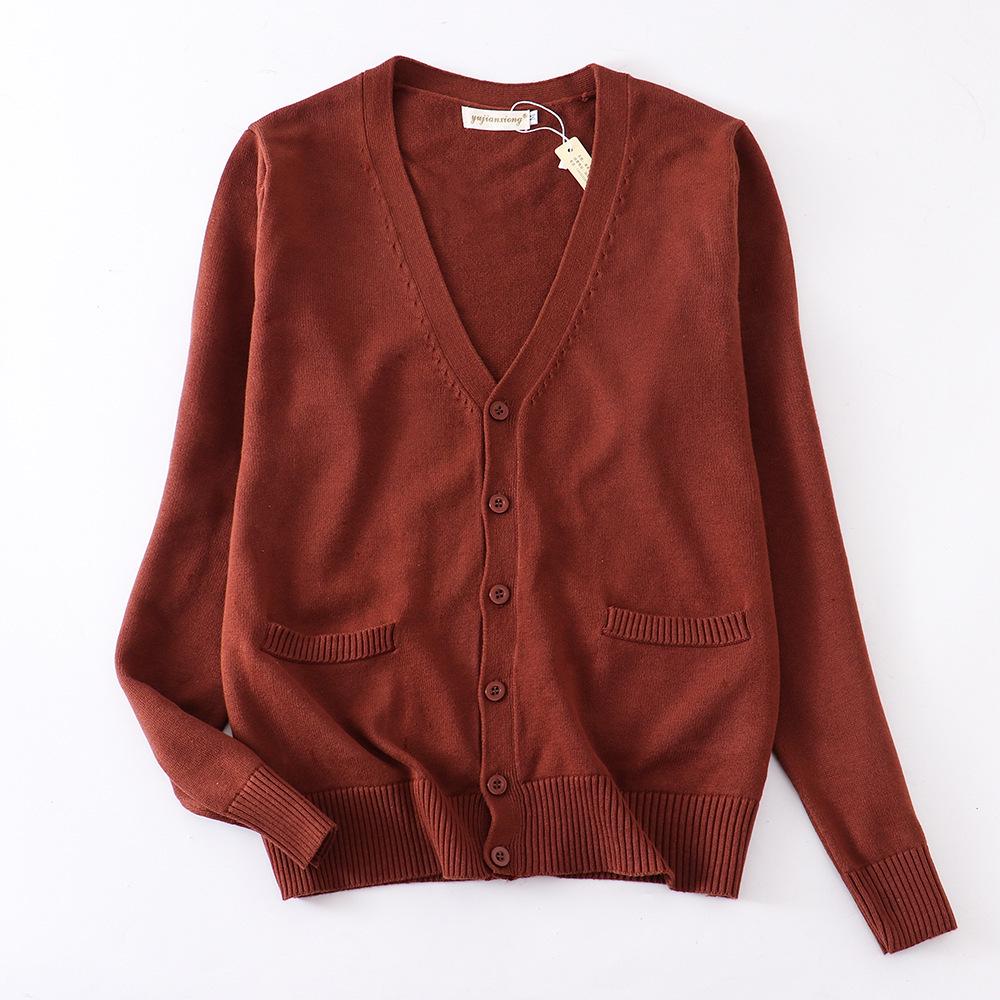 Japanese JK Style Soft Knit Cardigan Sweater for Students