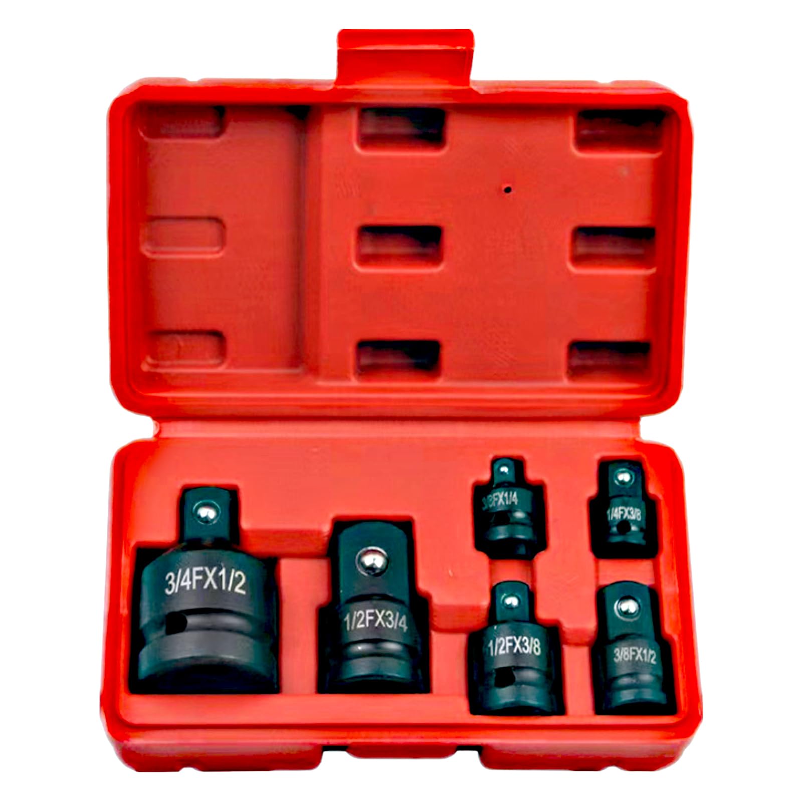 

Набор переходников для торцевых головок TaSAIYA Impact Black 3/4 1/2 3/8 1/4 6 штук