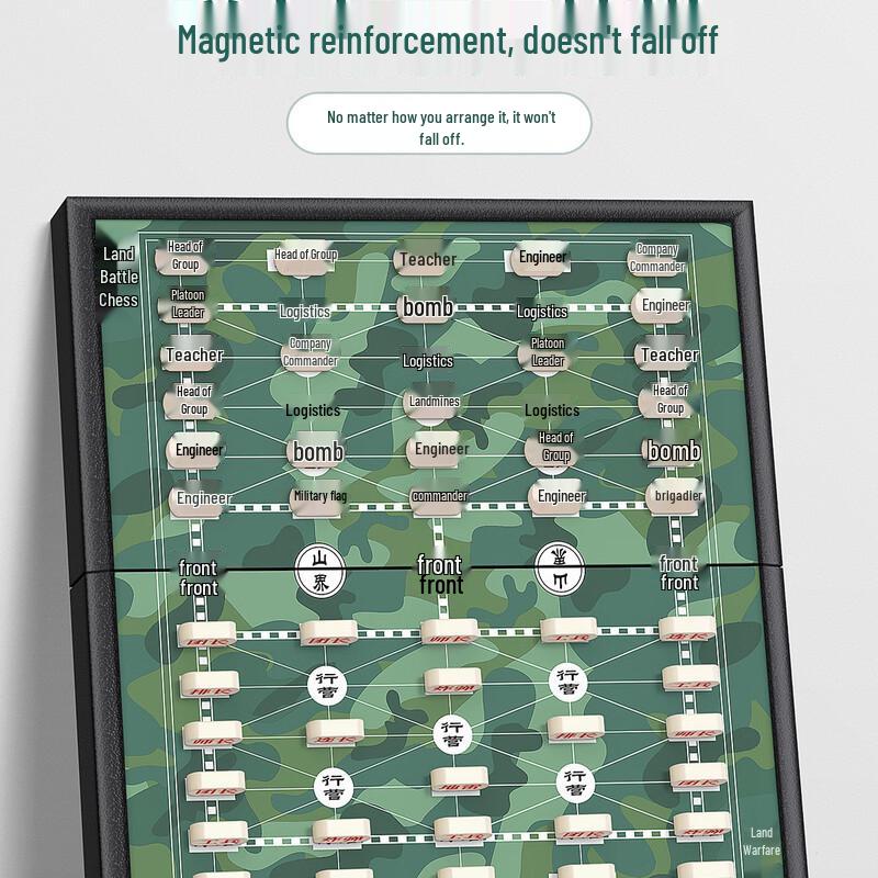 Magnetic Chinese Army Chess & Chess Combo Set