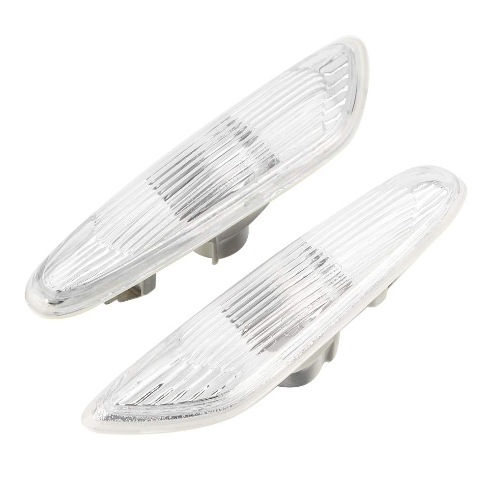 EBTOOLS Car Side Marker Lights,1 Pair ABS Side Marker Turn Signal Lights For E90