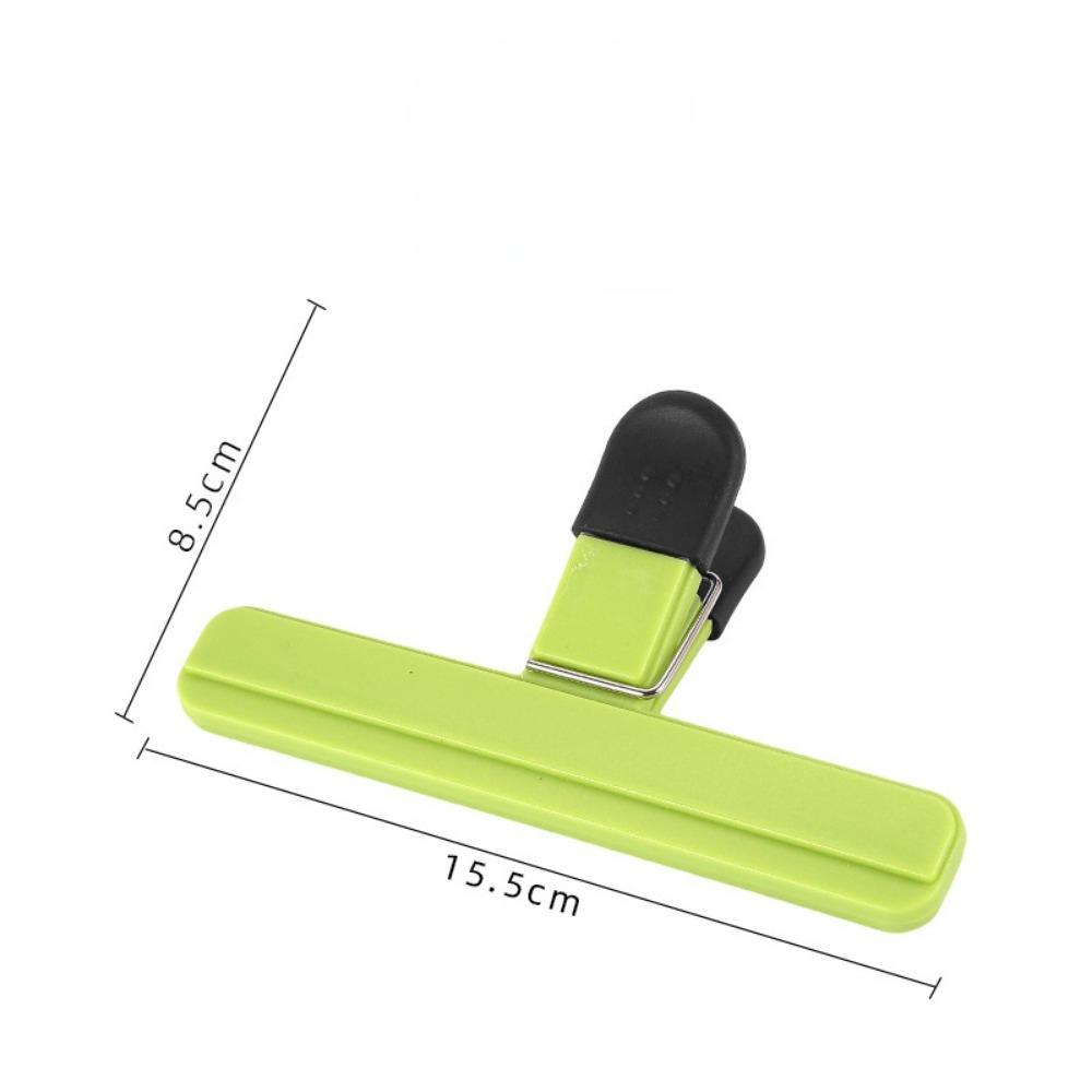 

Reusable Plastic Food Sealing Clips, Durable Snack Bag Clamps Kitchen Storage Accessories светло-зеленый