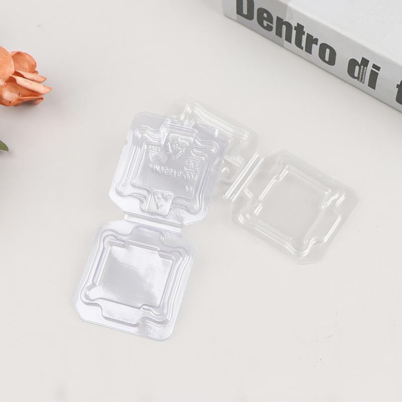 10Pcs Cpu Box Cpu Plastic Protective Case Cpu Clamshell Tray Case Container