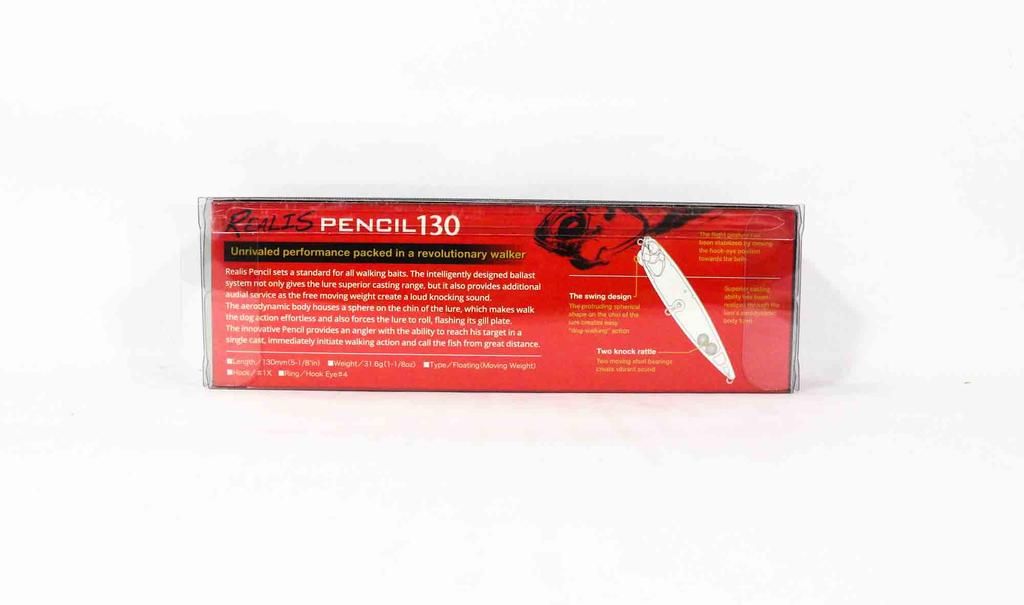 Leurre Duo Realis Pencil 130 – Flottant Topwater, 13 Cm, 31,6g, Avec Grelot
