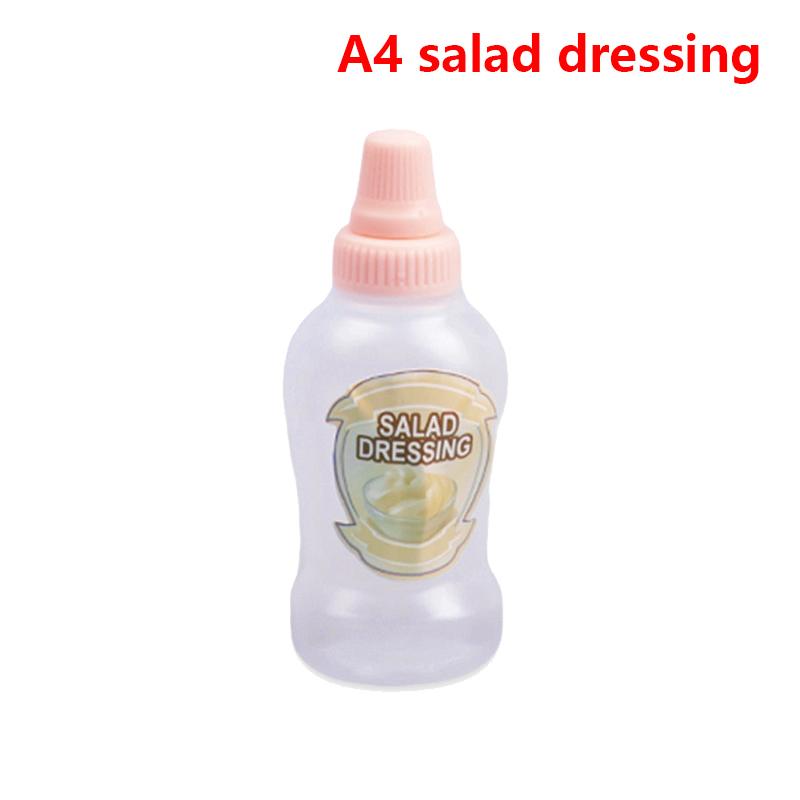 1/4 buc. Mini recipient portabil pentru sos, sos de roșii, sos pentru salată, flacon pulverizat cu ulei, ketchup, miere, muștar