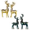 Nordic Style Deer Statue Sculpture Figurine for Bedroom Centerpieces Fireplace Wedding Lover