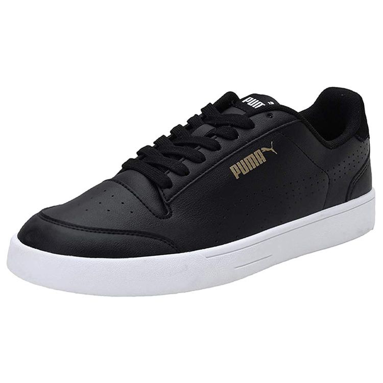 PUMA Shuffle Perf Unisex Black White Low Top Lifestyle Sneakers 380150-03