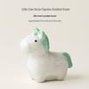 Crystalline Glazed Ceramic Horse Spinner Toy Ornament for Desktop and Car Decoration