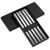 Ru Han 304 Stainless Steel Anti-Slip Chopsticks Set