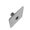 Boat Seat Base Aluminum Alloy Marine Boat Seat Mount Boat Seat Pedestal Base with 34in Pin Post
