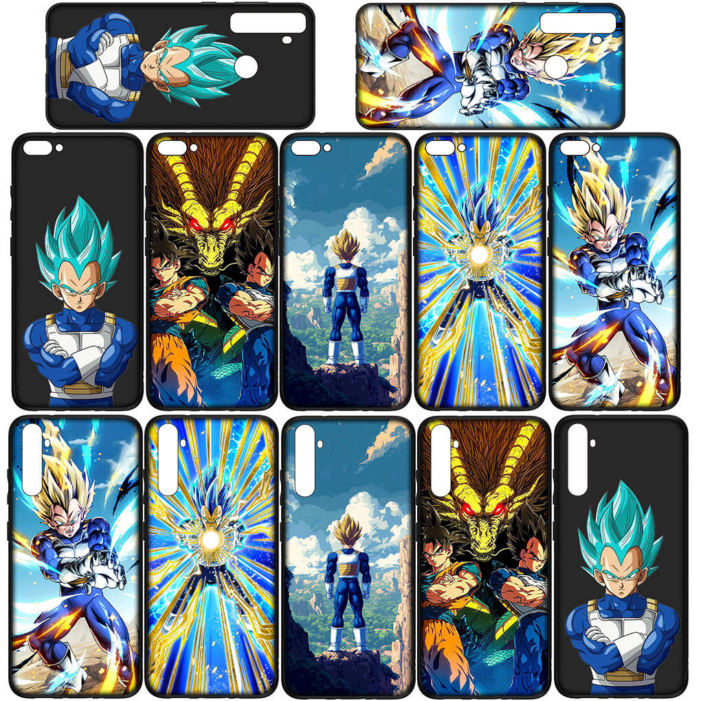 Handyhülle für Samsung Galaxy S25 S23 S24 Ultra FE Plus A05 A06 A15 A16 A36 A37 A35 A54 A55 A56 A57 A25 A26 A53 Hülle Drache Gokus Ball Vegeta Cover