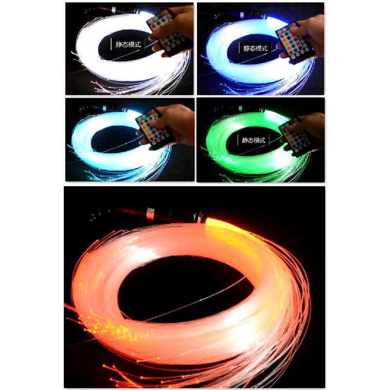 16W Ceiling Rgb Led Light Kit App Music Smart Control For Car 300Pcs Fiber Optic