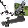 Universeller Golfwagen-Schirmhalter Verstellbarer Golf-Trolley-Schirmständer-Clip Buggy Kinderwagen Rollstuhl Schirmhalterung