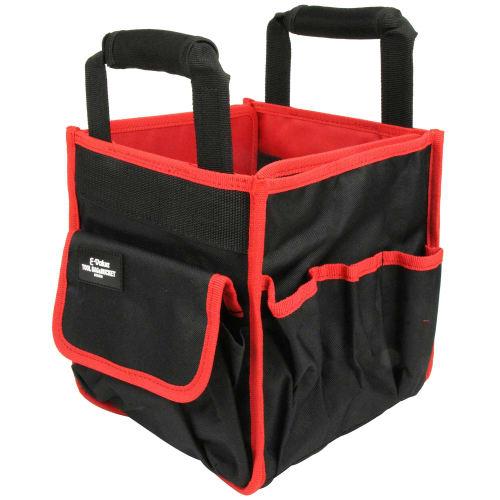 E-Value Tool Carry Bag, Square, with Exterior Pocket and Interior Holder, ETC-SQ