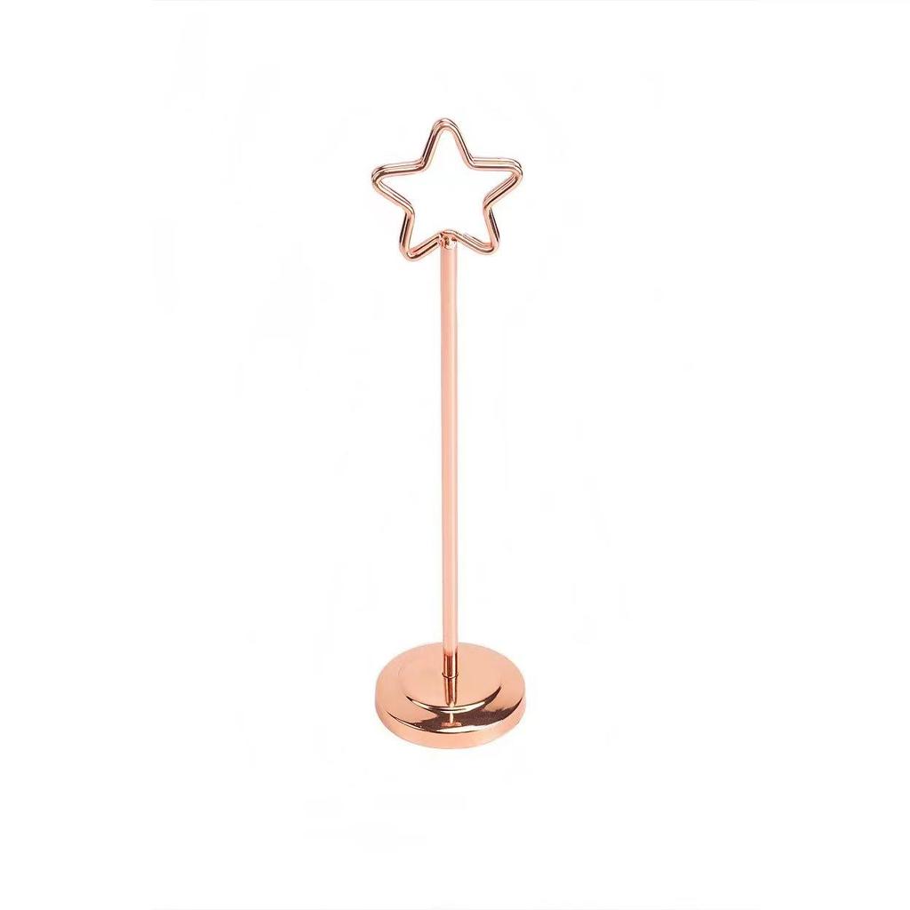 Metall-Menühalter-Klemme auf Lager für Hochzeiten, Hotels, Bankette, Restaurants - Tischkartenhalter, Speisekartenhalter, Foto- und Nachrichtenständer