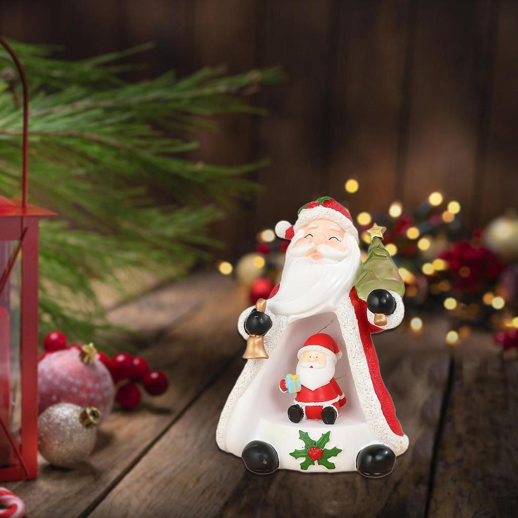 Weihnachtsdekoration mit leichter Handwerkskunst, stabiler und süßer Harzstatue