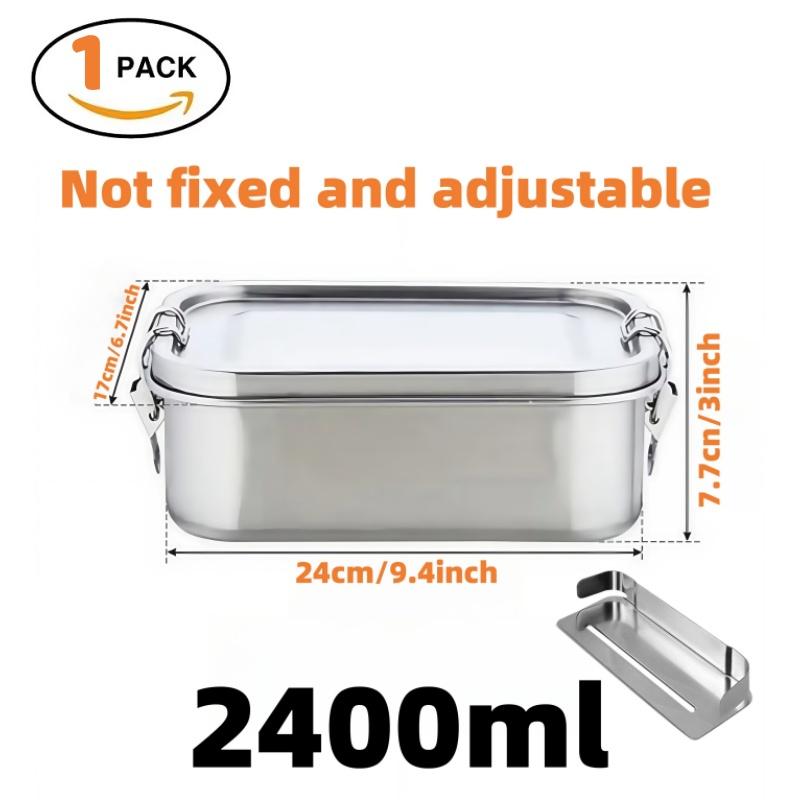 Stainless Steel Lunch Box for Kids And Adults, Portable Leak-Proof Bento Box, Travel Food Meal Prep Container Dishwasher Safe
