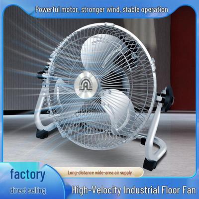 High-Power Floor & Desktop Electric Fan - Strong, Large Air Volume for Home and Commercial Use