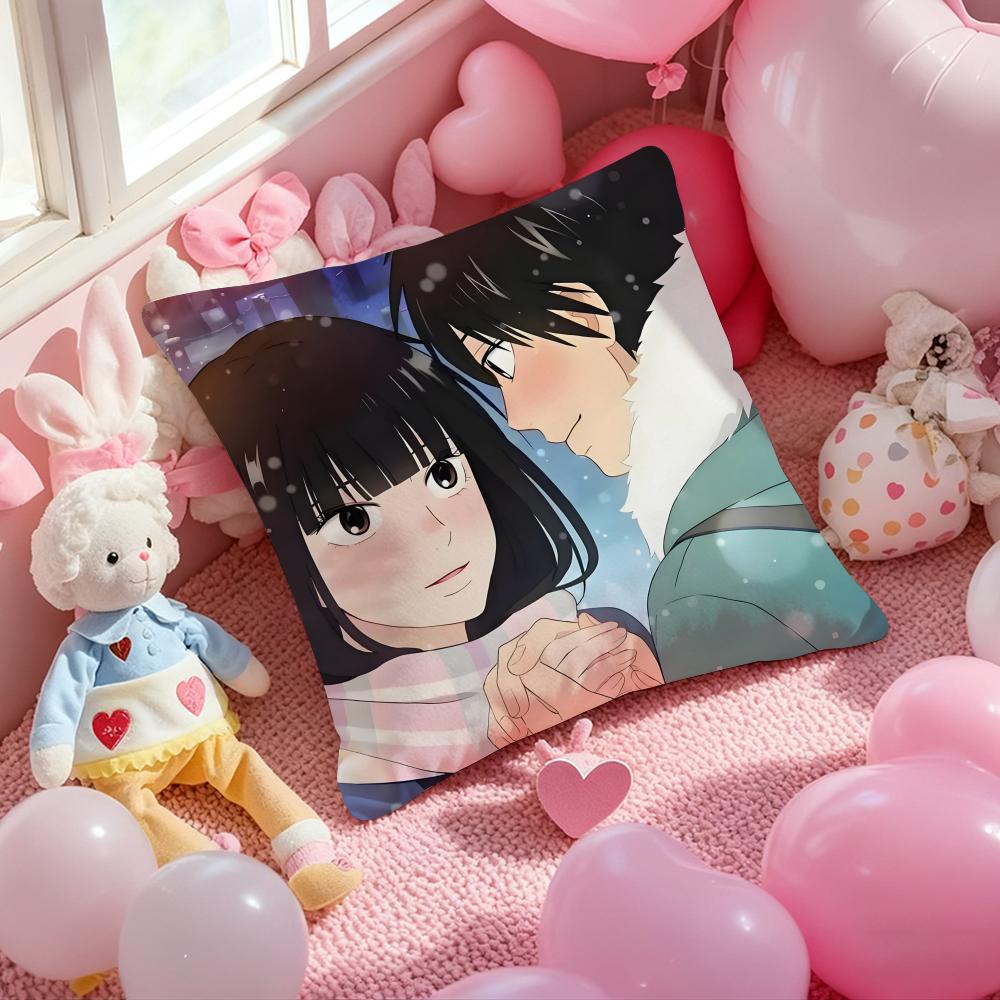 Comics K-Kimi Ni TodokeS Classic Cushion Cover Pattern Printed Pillowcase for Living Room Sofa Cushion Cover & Bedroom Decor