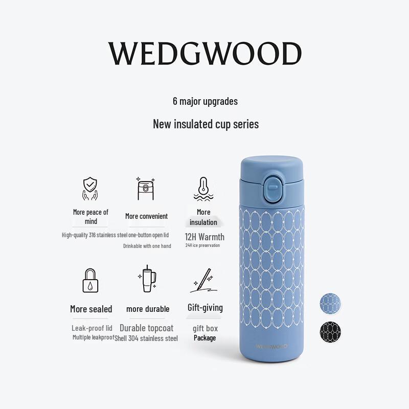 Термокружка Wedgwood Golden Age из нержавеющей стали