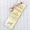 Vizsla - dog bookmark, personalized bookmark, gift for bookworm from Art-Dog brand