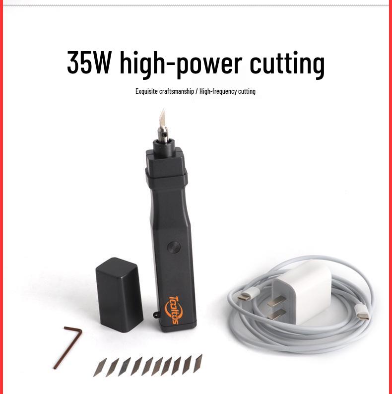 Portable Ultrasonic Cutting Knife for Resin, Wax, Wood, and Fiber - DIY Electric Engraving Tool