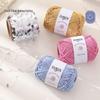 Silver Thread Shredded Butterfly Wool Shoulder Bag DIY Kit