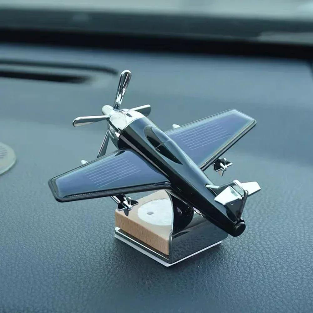 New Car Aromatherapy Solar Airplane Decoration Solar Aircraft Interior Vehicle Supplies Decoration Car Ornaments