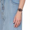Casio SHEEN Quartz Movement Leather Strap Japanese and Korean Watch Women's Watch Brown Dial SHE-3058PGL-5A