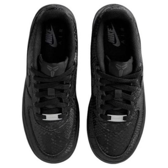 Nike Air Force 1 Low Kobe Men's Comfortable Breathable Low Top Skate Shoes Black IB0018-003