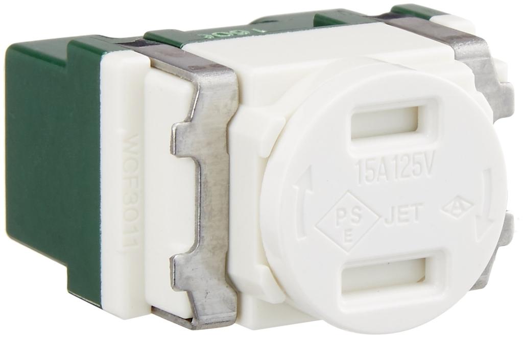 Panasonic WCF3011W Tomada Embutida para Equipamentos Residenciais 15A 125V Branca Pacote com 10