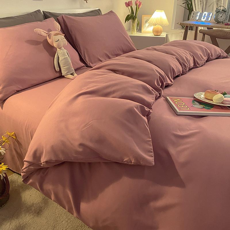 Weißer Bettdeckenbezug Hautfreundliche Bettbezüge Einfacher Stil Bettwäsche für Zuhause funda nordica Weiche Bettbezüge (Kein Kissenbezug)