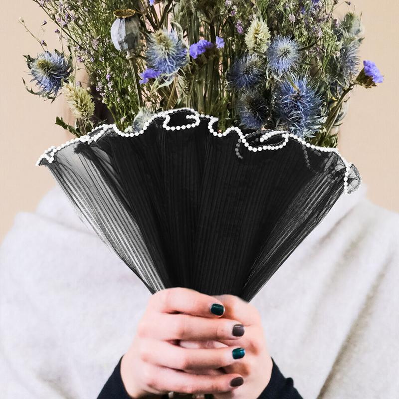 3 Styles Wrapping Paper Flower Arrangement Net Bouquet Packaging Bag