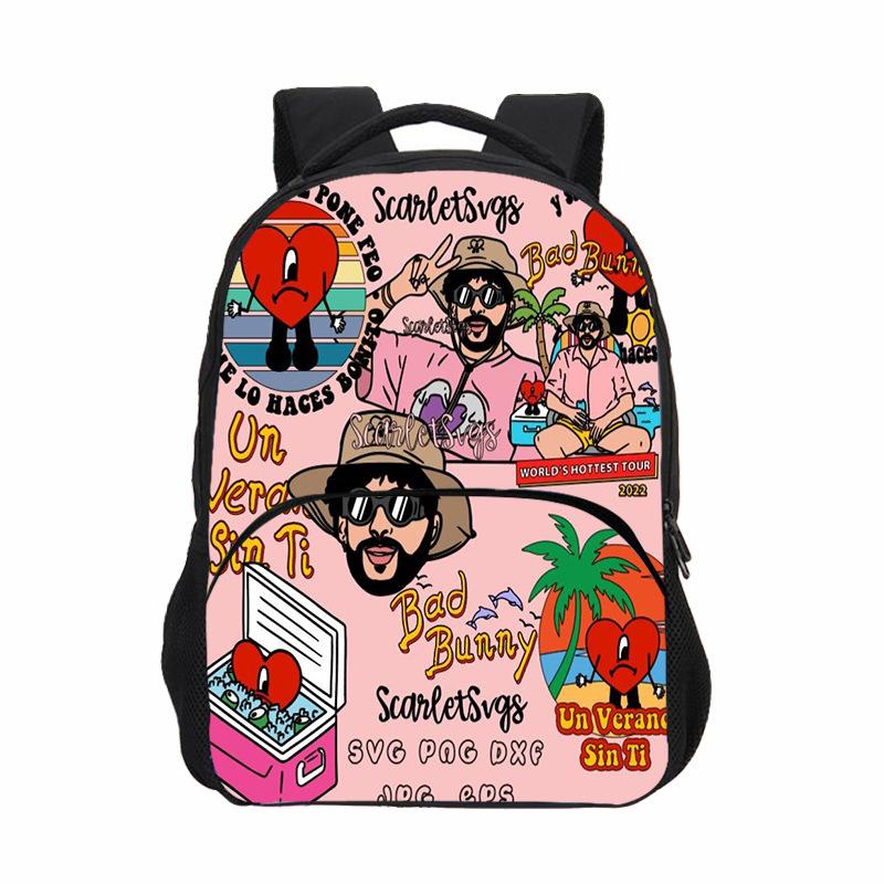 Wings of Fire 3Pcs Set Round Front Carrier Rucksack Pencil Bag Ice Bag Animated Patterned Primary School Boys Plus Girls Trendy Style