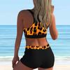 Damen Neckholder Brilliant Aurora Sizes Print Bikini Tankini Badeanzug